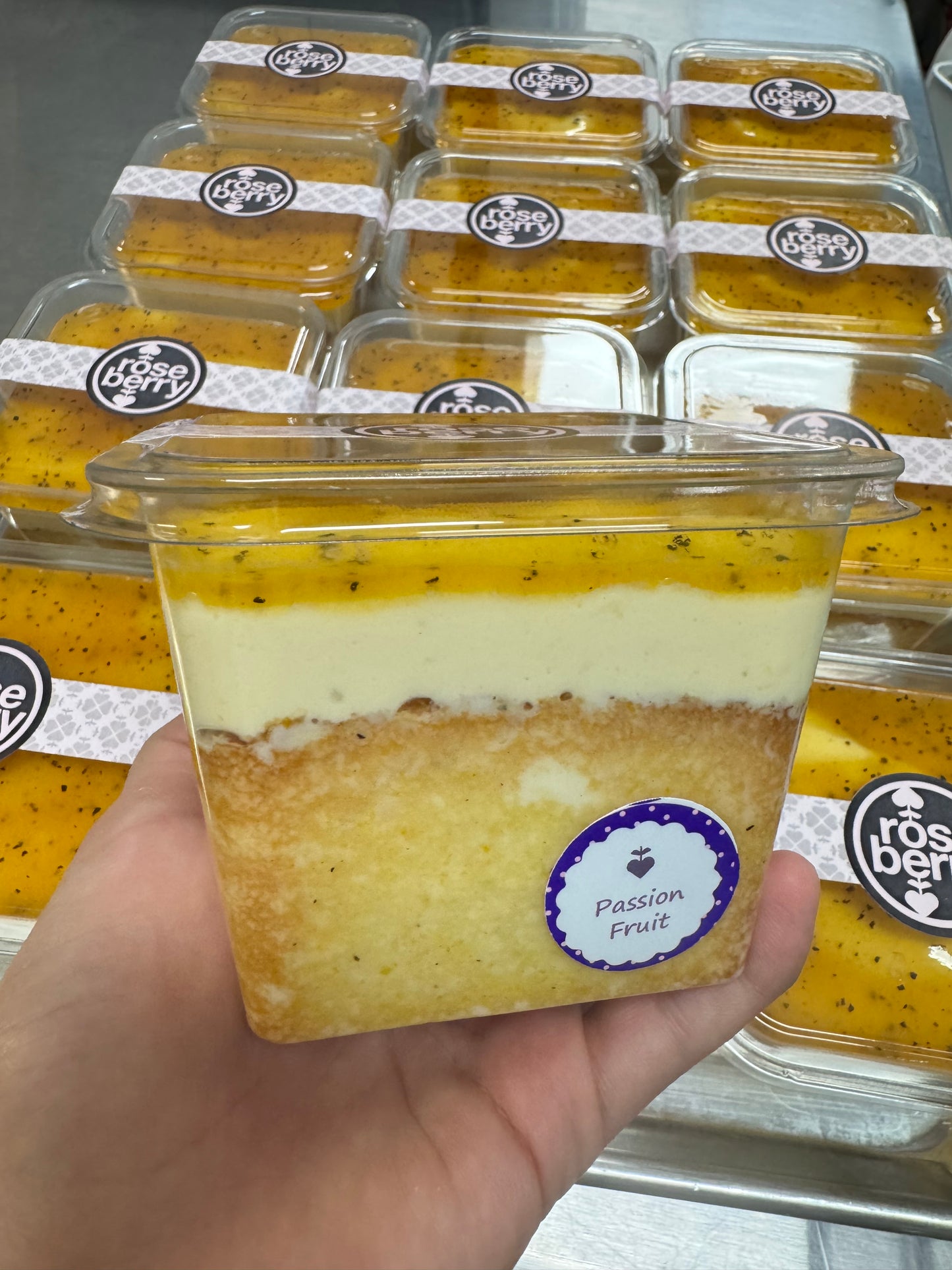 Passion Fruit Tres Leches Cake Jar