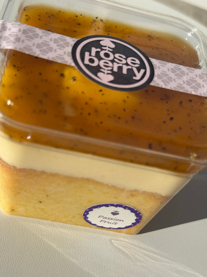 Passion Fruit Tres Leches Cake Jar