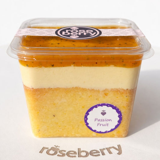 Passion Fruit Tres Leches Cake Jar