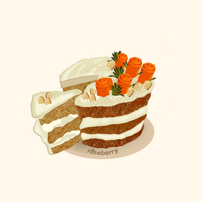 Carrot & cream cheese frosting Cake